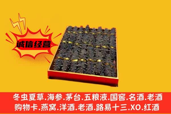 山南扎囊县回收海参